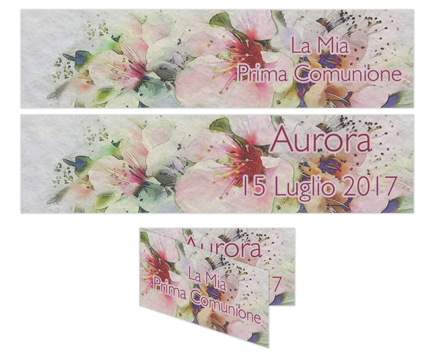 Bigliettini Confetti Comunione -  Bambina - Personalizzabile - 013-Arterby&