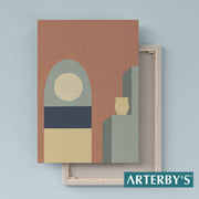 Illustrazione  Minimal Architettura Astratta  - A0011 D0010-Arterby's-