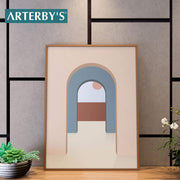 Illustrazione  Minimal Architettura Astratta  - A0011 D008-Arterby's-