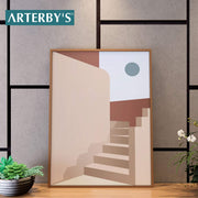 Illustrazione  Minimal Architettura Astratta  - A0011 D009-Arterby's-