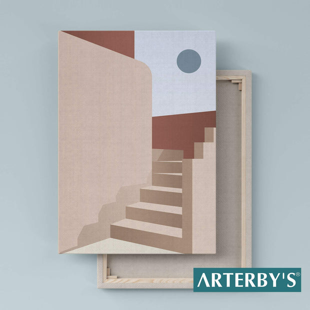 Illustrazione  Minimal Architettura Astratta  - A0011 D009-Arterby&