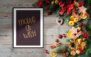Quadro Natale - Make a Wish-Arterby's-
