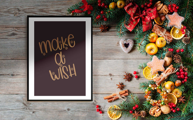 Quadro Natale - Make a Wish-Arterby&