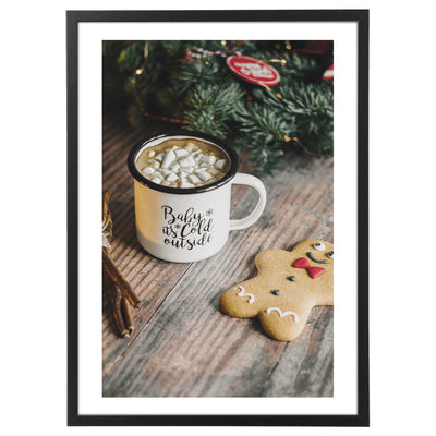 Quadro Natale - biscuits and hot tea Poster-Arterby's-