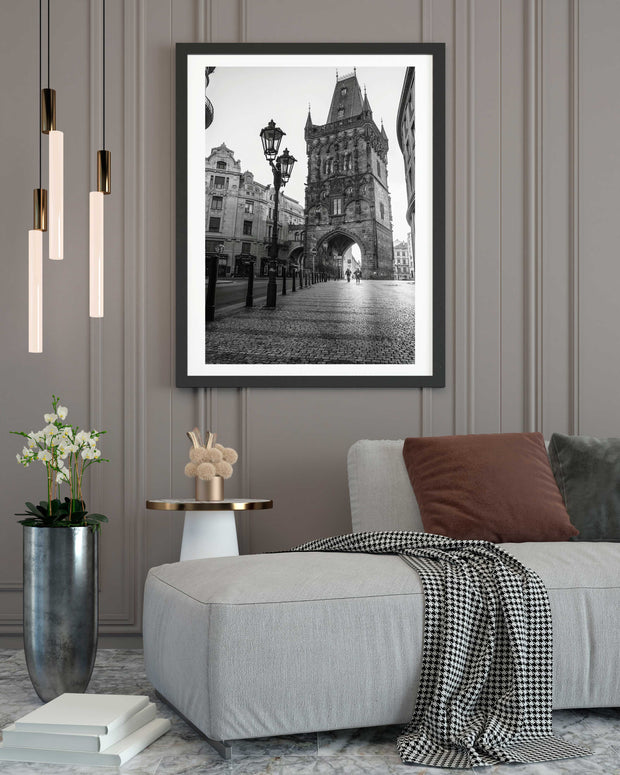 Quadro o Poster - Mappe e Città - Powder Tower, Praga - Mod. 008-Arterby&