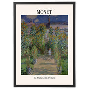 The artist's Garden at vétheuil - Monet-Arterby's-
