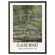 Bridge over a pond of water lilies - Monet-Arterby's-
