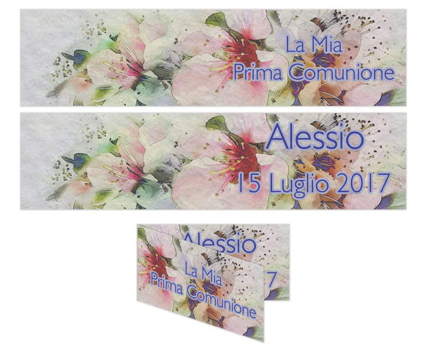 Bigliettini Confetti Comunione -  Bambino - Personalizzabile - 014-Arterby&