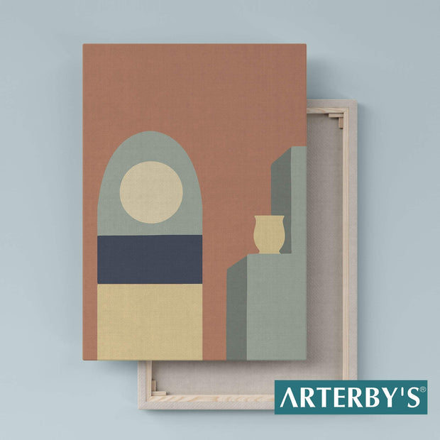 Illustrazione  Minimal Architettura Astratta  - A0011 D0010-Arterby&