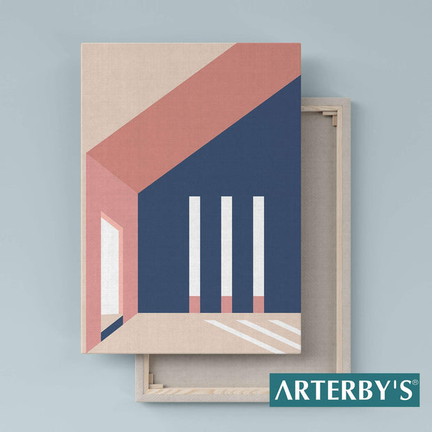 Illustrazione  Minimal Architettura Astratta  - A0011 D002-Arterby&