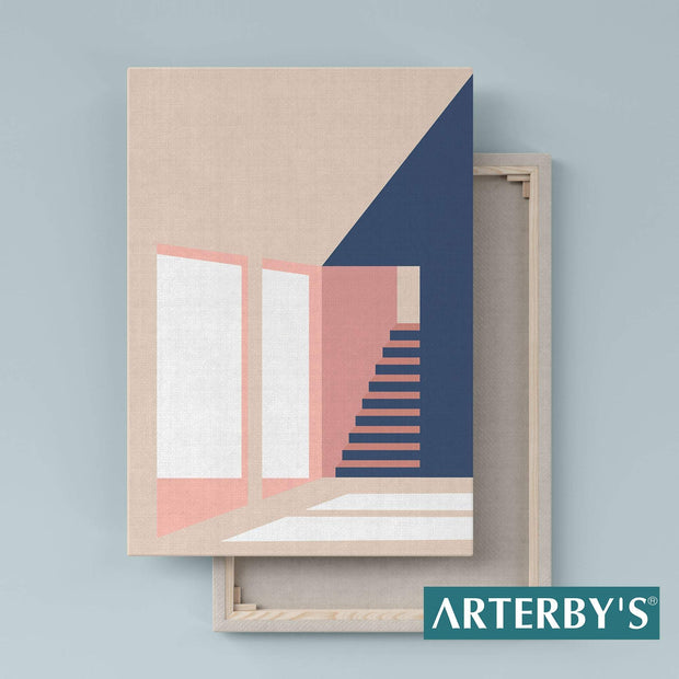 Illustrazione  Minimal Architettura Astratta  - A0011 D003-Arterby&