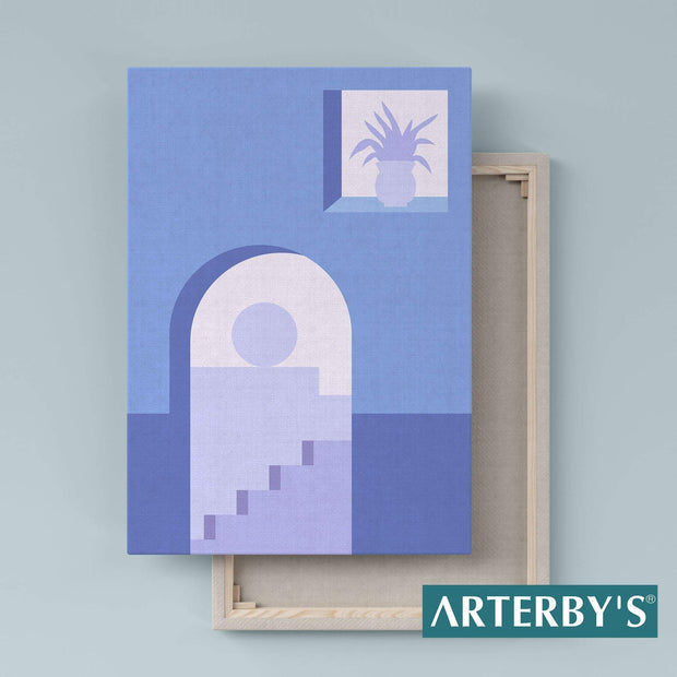 Illustrazione  Minimal Architettura Astratta  - A0011 D005-Arterby&