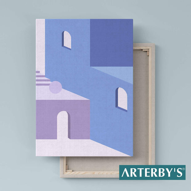 Illustrazione  Minimal Architettura Astratta  - A0011 D006-Arterby&