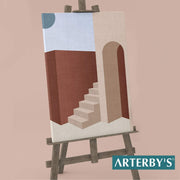 Illustrazione  Minimal Architettura Astratta  - A0011 D007-Arterby's-