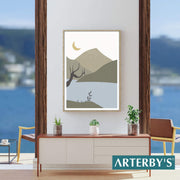 Arte Astratta Moderna Paesaggio - A003 D0011-Arterby's-