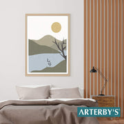 Arte Astratta Moderna Paesaggio - A003 D0012-Arterby's-