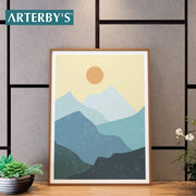 Arte Astratta Moderna Paesaggio - A003 D0013-Arterby's-