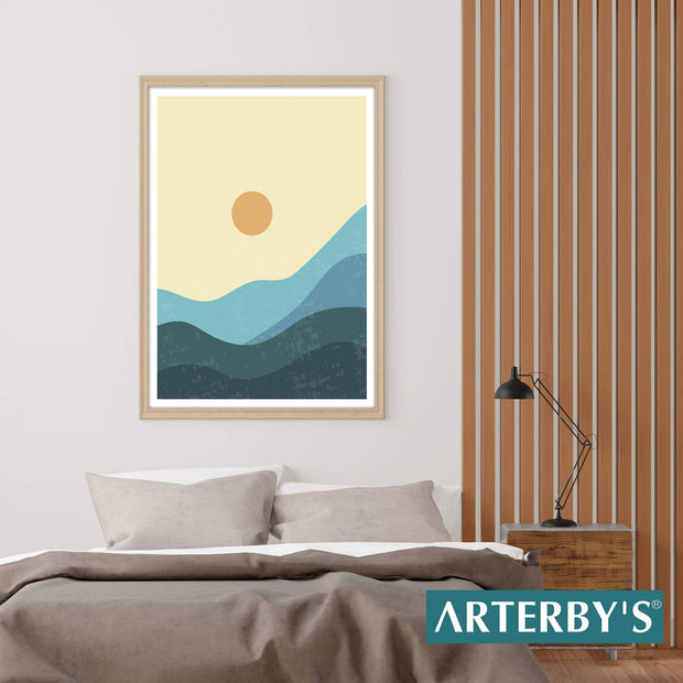 Arte Astratta Moderna Paesaggio - A003 D0014-Arterby&