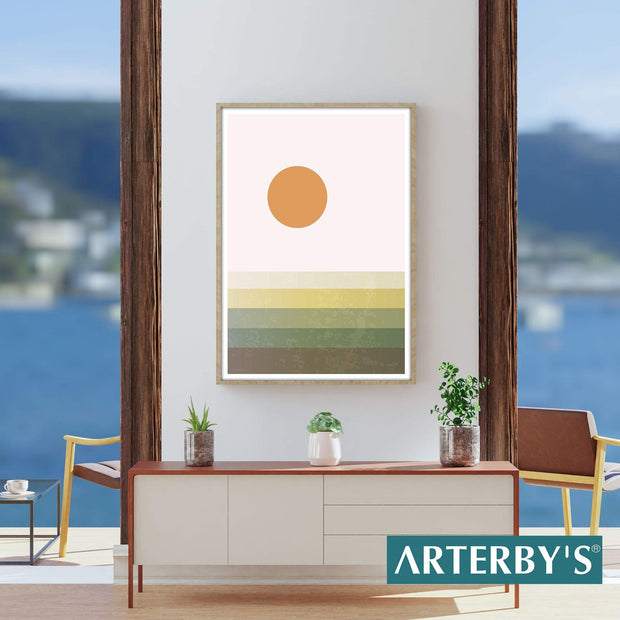Arte Astratta Moderna Paesaggio - A003 D001-Arterby&