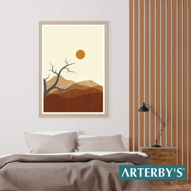 Arte Astratta Moderna Paesaggio - A003 D0020-Arterby&
