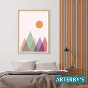 Arte Astratta Moderna Paesaggio - A003 D003-Arterby's-