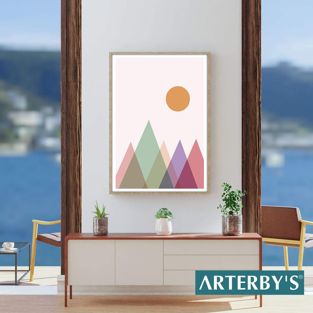 Arte Astratta Moderna Paesaggio - A003 D003-Arterby&