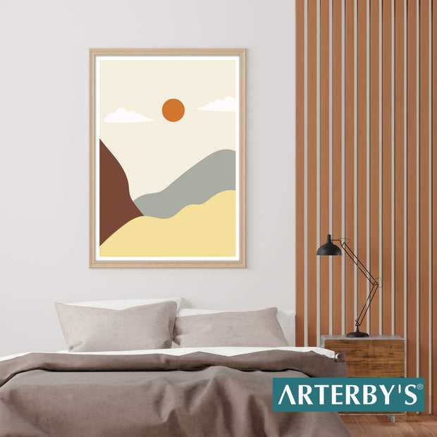 Arte Astratta Moderna Paesaggio - A003 D006-Arterby&