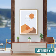 Arte Astratta Moderna Paesaggio - A003 D009-Arterby's-