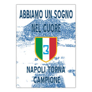 Desenio Murando Paperschmiede Nacnic Heimlich leroy merlin Ikea Poster Store Napoli Campione Vittoria Scudetto Tricolore Ultras Parete Circolo Corteo Bandiera Calcio