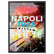 Desenio Murando Paperschmiede Nacnic Heimlich leroy merlin Ikea Poster Store Napoli Campione Vittoria Scudetto Tricolore Ultras Parete Circolo Corteo Bandiera Calcio