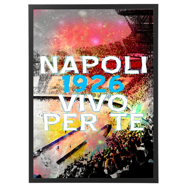 Desenio Murando Paperschmiede Nacnic Heimlich leroy merlin Ikea Poster Store Napoli Campione Vittoria Scudetto Tricolore Ultras Parete Circolo Corteo Bandiera Calcio