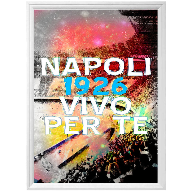 Desenio Murando Paperschmiede Nacnic Heimlich leroy merlin Ikea Poster Store Napoli Campione Vittoria Scudetto Tricolore Ultras Parete Circolo Corteo Bandiera Calcio