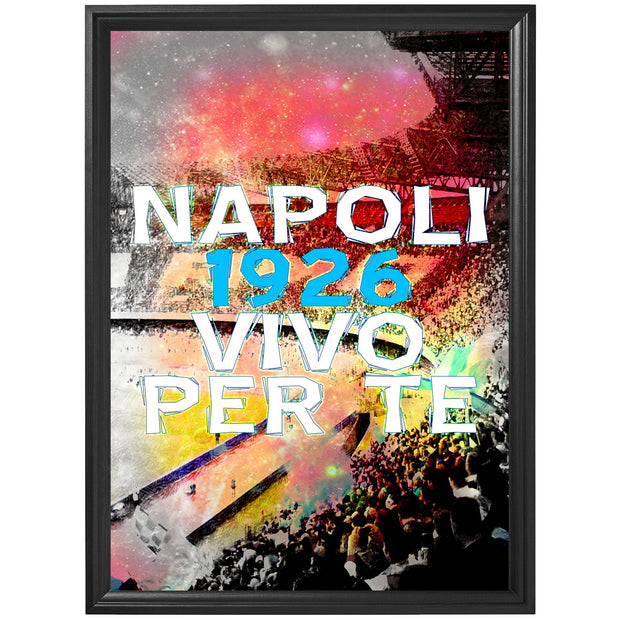 Desenio Murando Paperschmiede Nacnic Heimlich leroy merlin Ikea Poster Store Napoli Campione Vittoria Scudetto Tricolore Ultras Parete Circolo Corteo Bandiera Calcio