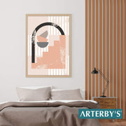 Arte Astratta Moderna Boho Creativa Forme - A006 D0014-Arterby's-