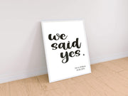 We Said Yes-Arterby's-