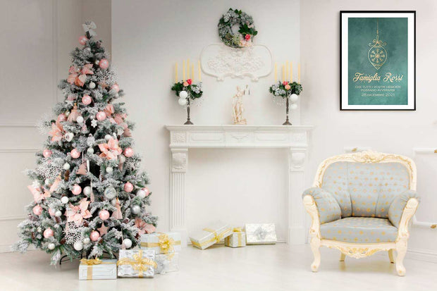 Quadro Famiglia - Natale - Bauble Christmas No1 Poster-Arterby&