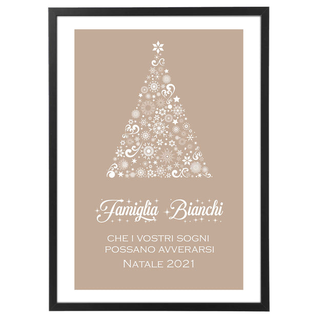 Quadro Famiglia - Natale - Albero di Natale Poster-Arterby&