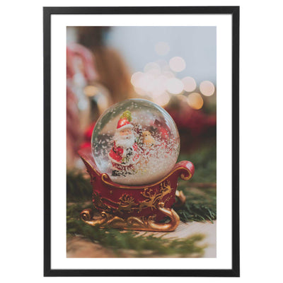 Quadro Natale - Snow Christmas Globe Poster-Arterby's-