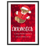 Quadro Bambini - Natale -Orsetto di Natale Poster-Arterby's-