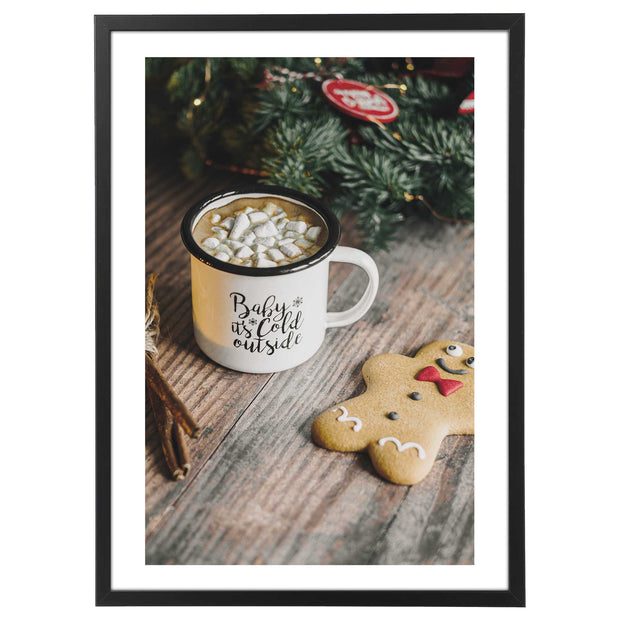 Quadro Natale - biscuits and hot tea Poster-Arterby&
