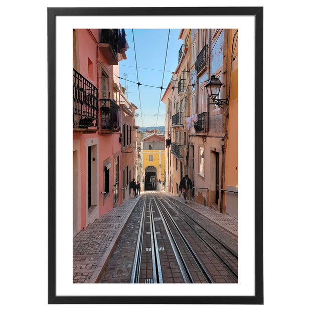 Quadro o Poster - Mappe e Città - Alley, Lisbona - Mod. 010-Arterby&