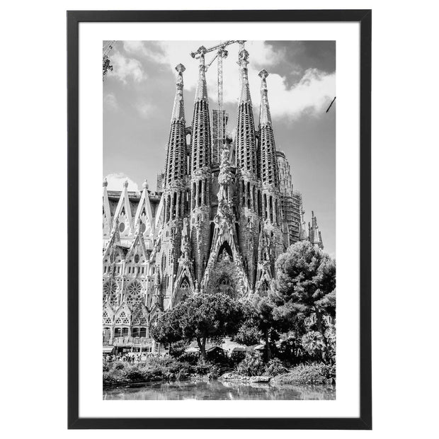 Quadro o Poster - Mappe e Città - Sagrada Família, Barcellona - Mod. 019-Arterby&