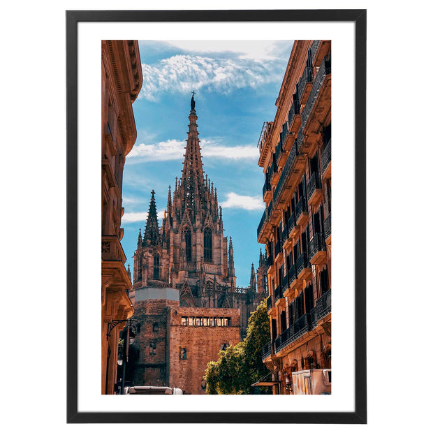 Quadro o Poster - Mappe e Città - Cattedrale, Barcellona - Mod. 024-Arterby&