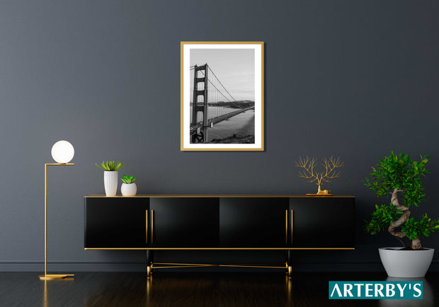 Quadro o Poster - Mappe e Città - Golden Gate Bridge, San Francisco - Mod. 027-Arterby&