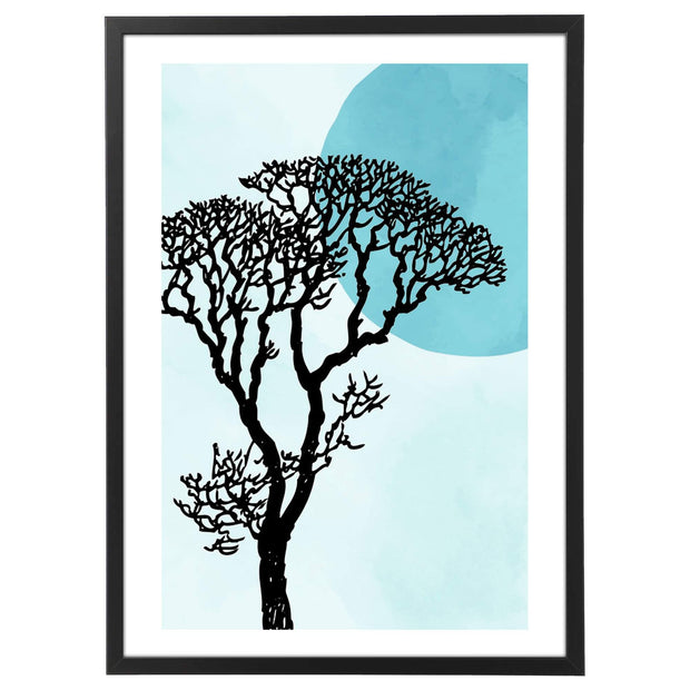 Drawing Tree Moon Poster-Arterby&