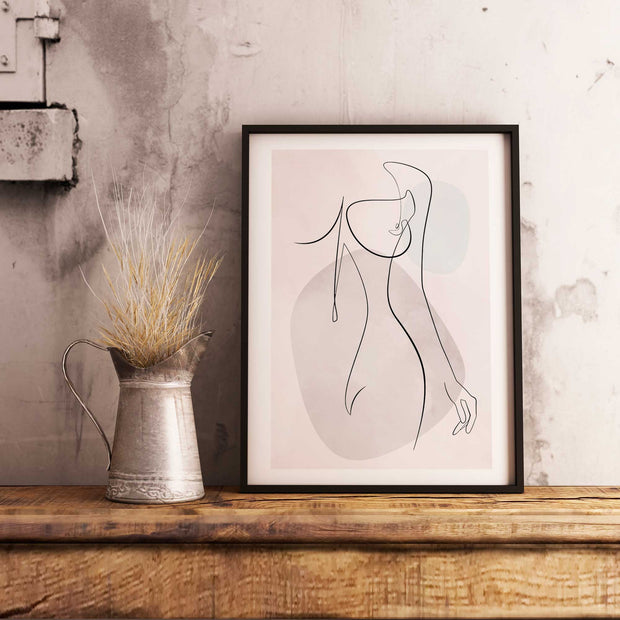 Line Body Female Poster No2-Arterby&