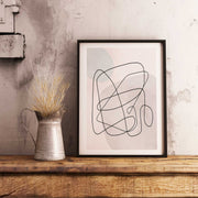 Line Abstract Poster-Arterby's-mappa personalizzata