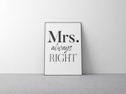 Mrs always Right-Arterby's-